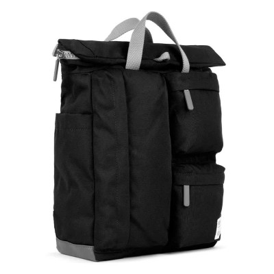раница,раници,roka,london,waterhouse,recycled,canvas,backpack,black