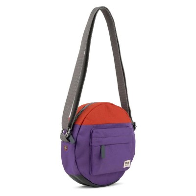 чанти,за,през,рамо,roka,london,paddington,b,two,tone,recycled,nylon,crossbody,purple