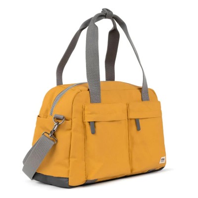 сак,сакове,roka,london,gatwick,recycled,canvas,duffle,bag,flax,(yellow)