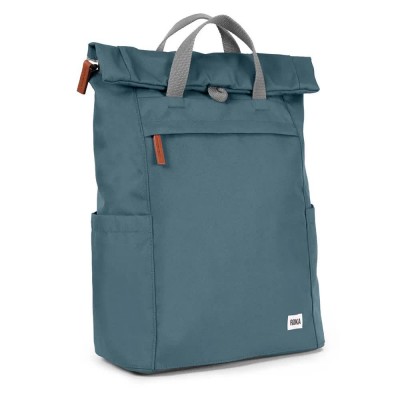 раница,раници,roka,london,finchley,a,recycled,canvas,backpack,airforce,(blue)