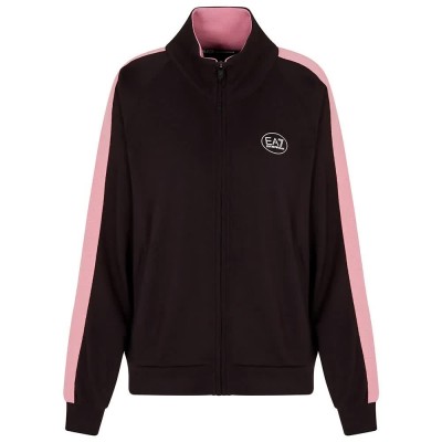 блуза,дамски,блузи,ea7,emporio,armani,golf,pro,full,zip,sweatshirt,black,(black,beauty)