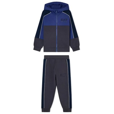 анцуг,детски,анцузи,ea7,emporio,armani,train,athletic,colour,block,ch,br,tracksuit,blue,grey,(grey)