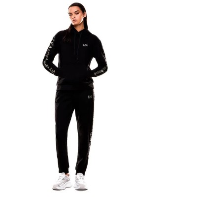 анцуг,дамски,анцузи,ea7,emporio,armani,train,ch,extended,logo,tracksuit,black,(black,and,gold)