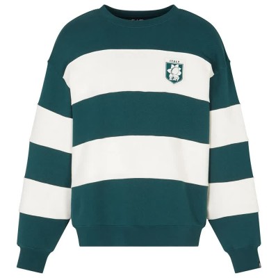 блуза,мъжки,пуловери,дамски,пуловери,ea7,emporio,armani,train,club,house,rugby,stripes,sweatshirt,green,(green,beige)