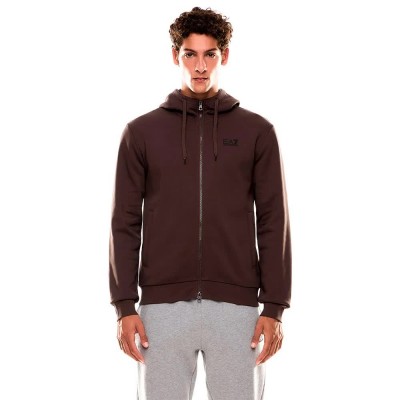 блуза,мъжки,пуловери,ea7,emporio,armani,train,core,id,cc,full,zip,sweatshirt,brown,(brown,brown)