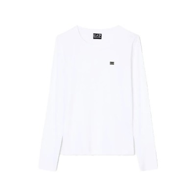 тениска,дамски,тениски,ea7,emporio,armani,train,core,long,sleeve,t,shirt,white