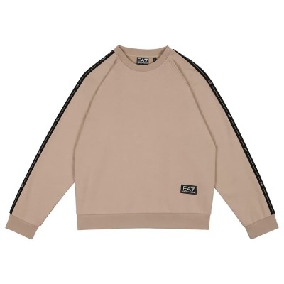 блуза,детски,блузи,ea7,emporio,armani,train,logo,series,br,tape,sweatshirt,beige,(light,brown)
