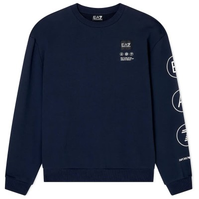 блуза,мъжки,пуловери,ea7,emporio,armani,train,logo,series,coft,writings,sweatshirt,blue,(navy)