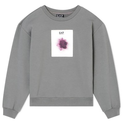 блуза,детски,блузи,ea7,emporio,armani,train,logo,series,graphic,sweatshirt,green