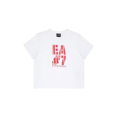 тениска,детски,тениски,ea7,emporio,armani,train,logo,series,maxi,logo,crossover,short,sleeve,t,shirt,white