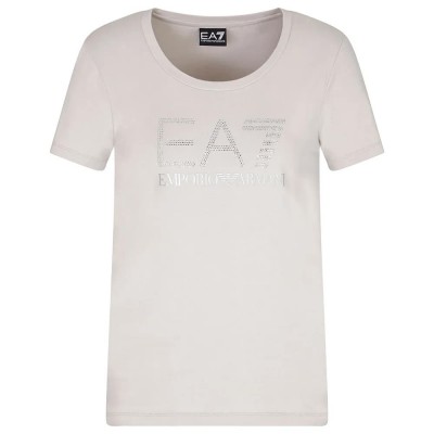 тениска,дамски,тениски,ea7,emporio,armani,train,logo,series,rn,fancy,strass,short,sleeve,t,shirt,black,pink,(beige)