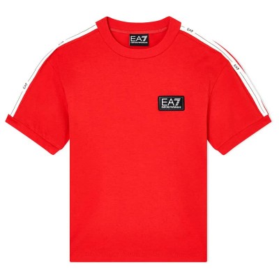 тениска,детски,тениски,ea7,emporio,armani,train,logo,series,tape,short,sleeve,t,shirt,red,(cherry)