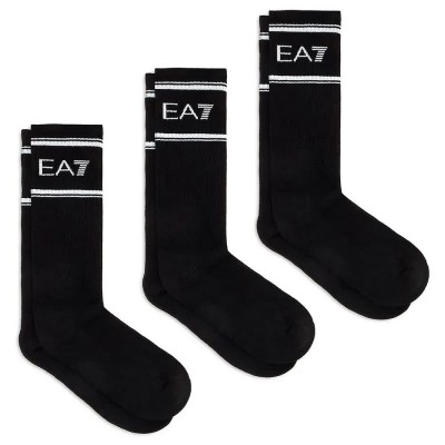 чорапи,мъжки,чорапи,дамски,чорапи,ea7,emporio,armani,train,sponge,socks,3,pairs,black,(black,black,black)
