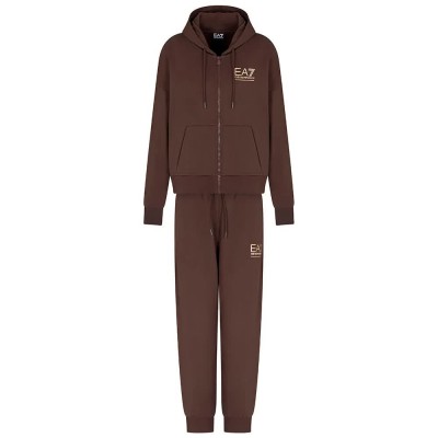 анцуг,дамски,анцузи,ea7,emporio,armani,train,visibility,ch,br,tracksuit,brown,brown
