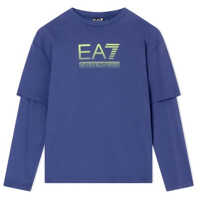 тениска,детски,тениски,ea7,emporio,armani,train,visibility,long,sleeve,t,shirt,blue,(blue)