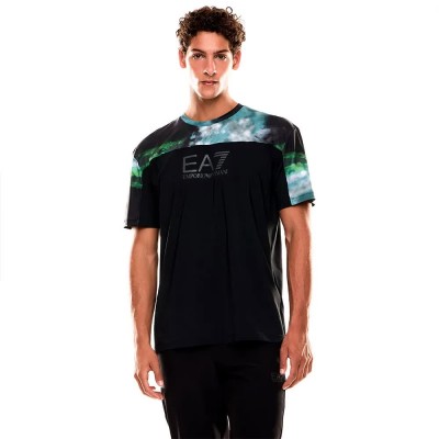 тениска,мъжки,тениски,ea7,emporio,armani,ventus,7,big,logo,graphic,pl,st,short,sleeve,t,shirt,black,(black,fancy,shade,mu)