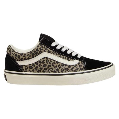 маратонки,мъжки,маратонки,vans,old,skool,trainers,black,leopard,(brown)