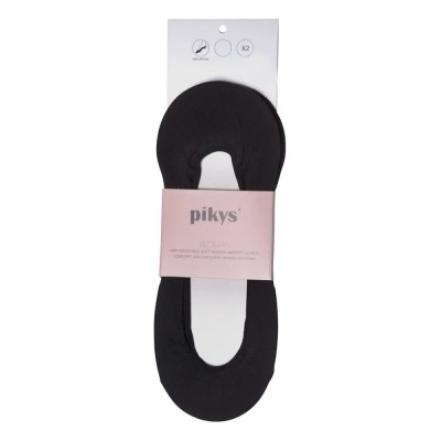 чорапи,дамски,чорапи,pikys,ballerina,soft,tactel,no,show,socks,2,pairs,black