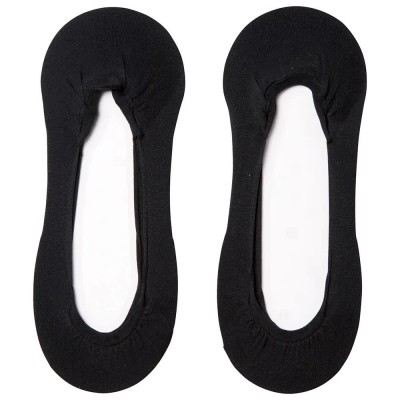 чорапи,дамски,чорапи,pikys,fantasy,low,cut,cotton,base,with,silicone,no,show,socks,2,pairs,black,(black)