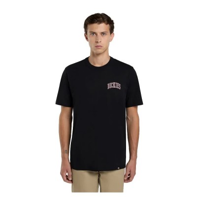 тениска,мъжки,тениски,dickies,aitkin,chest,short,sleeve,t,shirt,black,tibetan,red,(black)