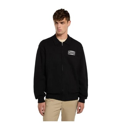 блуза,мъжки,пуловери,дамски,пуловери,dickies,bolivar,full,zip,sweater,black,(black)