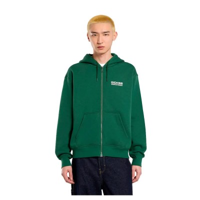 блуза,мъжки,пуловери,dickies,bolivar,full,zip,sweatshirt,pine,needle,green