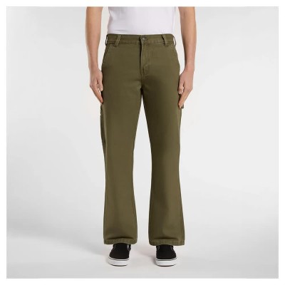 панталони,мъжки,панталони,dickies,carpenter,canvas,pants,green,(military,green)
