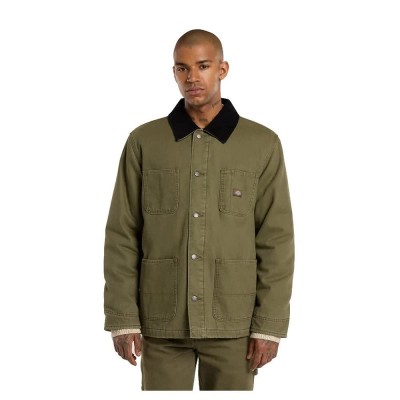 яке,мъжки,якета,дамски,якета,и,палта,dickies,chore,lined,canvas,jacket,green,(military,green)