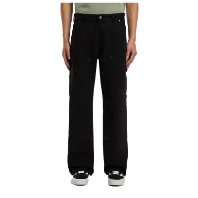 панталони,мъжки,панталони,dickies,double,knee,canvas,carpenter,pants,black,(black)