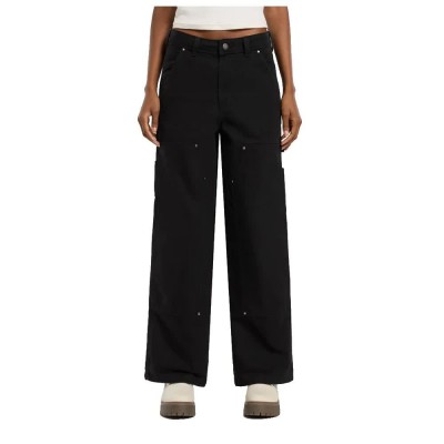 панталони,дамски,панталони,dickies,double,knee,canvas,pants,black,(black)