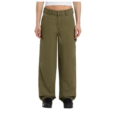 панталони,дамски,панталони,dickies,double,knee,canvas,pants,green,(military,green)