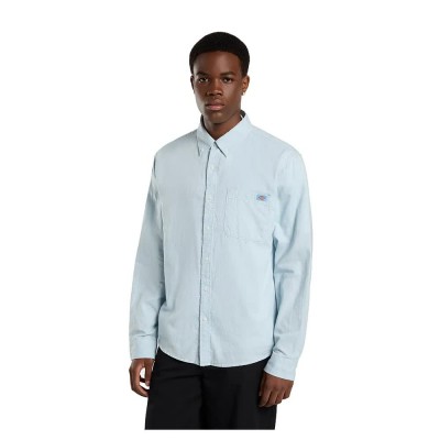 риза,с,дълъг,ръкав,мъжки,ризи,dickies,gallatin,long,sleeve,shirt,glacier,lake,(blue)