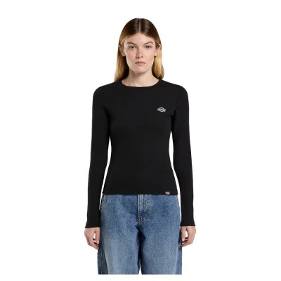 тениска,дамски,тениски,dickies,gladeville,long,sleeve,t,shirt,black,(black)