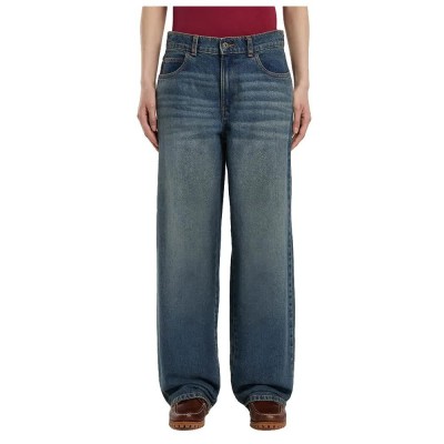 дънки,дамски,панталони,dickies,herndon,jeans,khaki,tinted,blue,(blue)