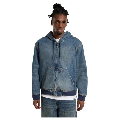 яке,мъжки,якета,dickies,hilham,bomber,jacket,khaki,tinted,blue,(blue)
