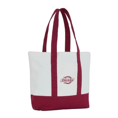 чанта,всички,чанти,dickies,logo,canvas,tote,bag,white,(tibetan,red)