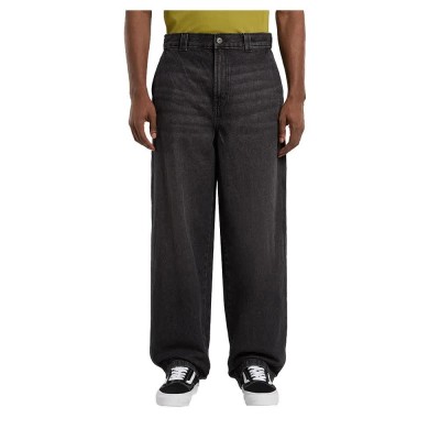 дънки,мъжки,панталони,dickies,madison,baggy,fit,jeans,black,wash,faded,(black)