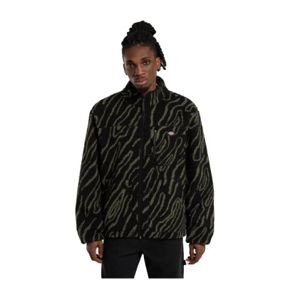 блуза,мъжки,пуловери,dickies,mount,hope,printed,full,zip,sweatshirt,black