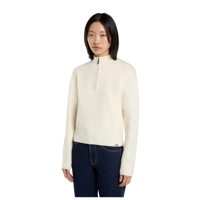 блуза,дамски,пуловери,дамски,плетени,дрехи,dickies,ruston,half,zip,sweater,beige,(egret)