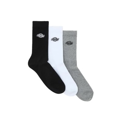 чорапи,мъжки,чорапи,dickies,summerdale,crew,socks,3,units,white,(multicolor)