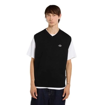блуза,мъжки,потници,dickies,summerdale,sweater,vest,black