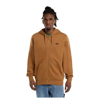 блуза,мъжки,пуловери,dickies,summerdale,through,full,zip,sweatshirt,brown,(brown,duck)