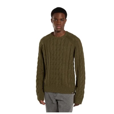 блуза,мъжки,пуловери,dickies,vanleer,cable,sweater,military,green