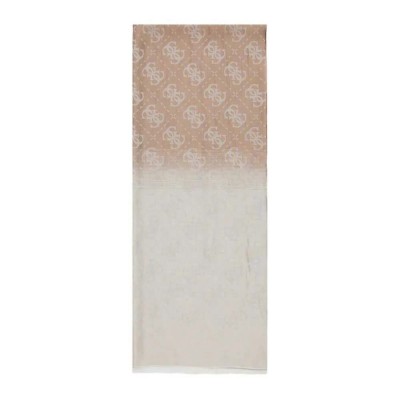 шал,ръкавици,шапки,и,шалове,guess,aw5247mod03,scarf,brown,multi,(beige)