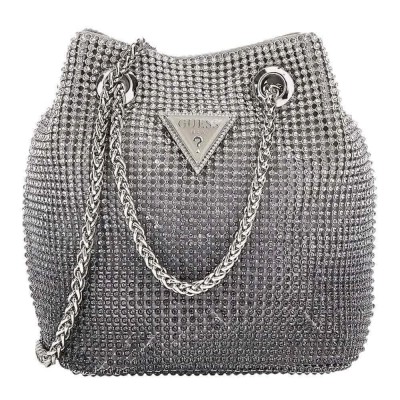 чанта,всички,чанти,guess,zalina,pouch,handbag,silver,(grey)