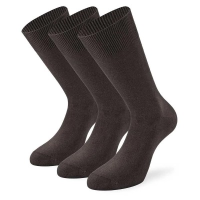 чорапи,мъжки,чорапи,lenz,basic,half,long,socks,3,pairs,brown,(chocolate,brown)
