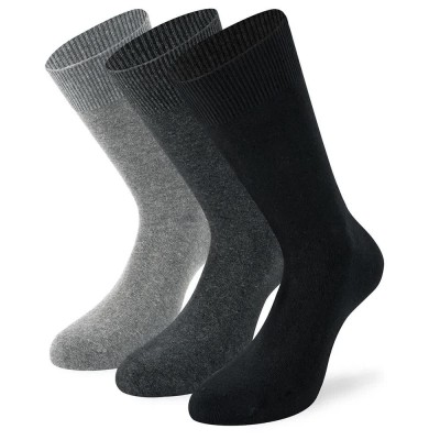 чорапи,мъжки,чорапи,lenz,basic,half,long,socks,3,pairs,black,grey,(grey,anthracite,black)