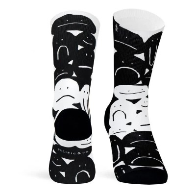 чорапи,дамски,чорапи,pacific,socks,faces,socks,black,(multicolor)