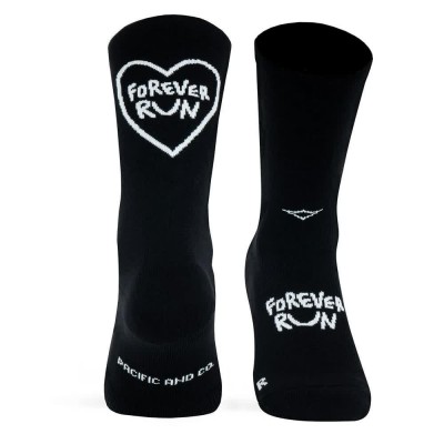 чорапи,дамски,чорапи,pacific,socks,forever,run,socks,black