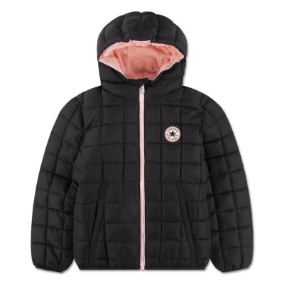 детско,яке,мъжки,якета,дамски,якета,и,палта,converse,kids,cnvn,square,quilted,mdwt,puffe,jacket,black,(bleached,coral,black)